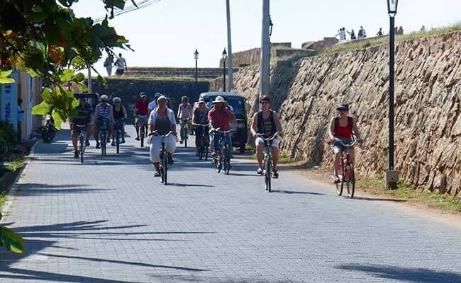 Cycling in Galle